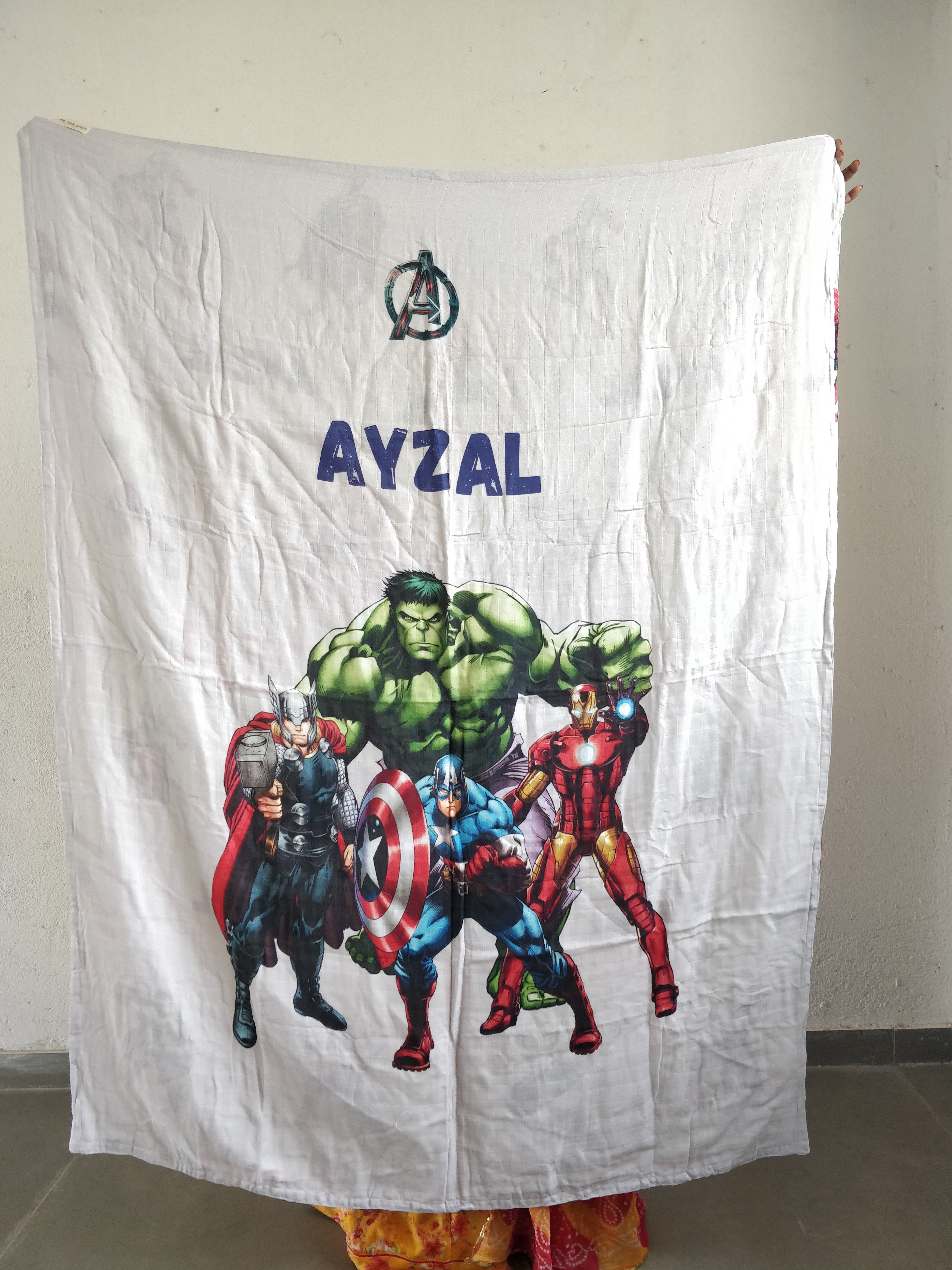 Avenger Ayzal Name Small Size Blanket