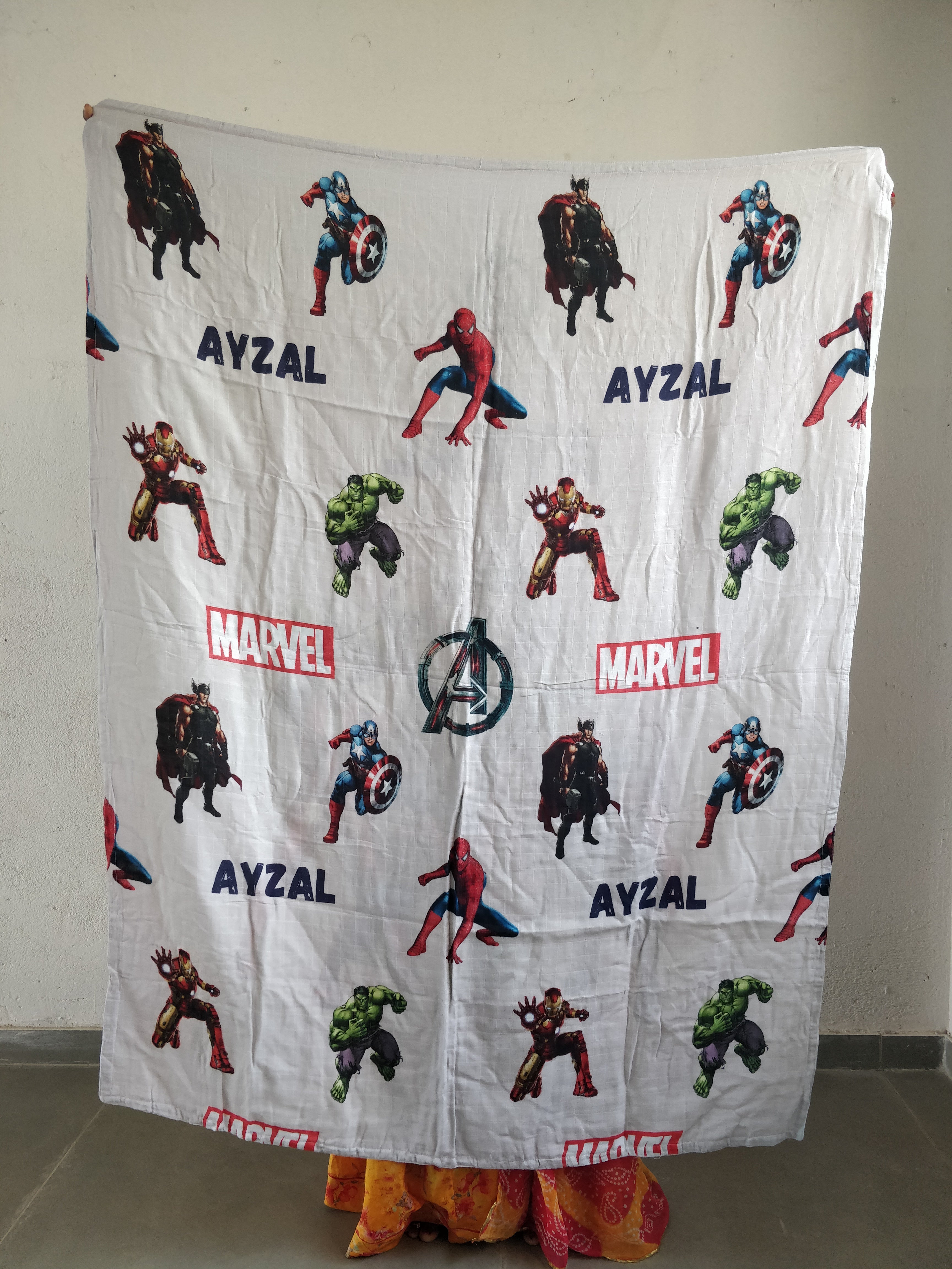 Avenger Ayzal Name Small Size Blanket