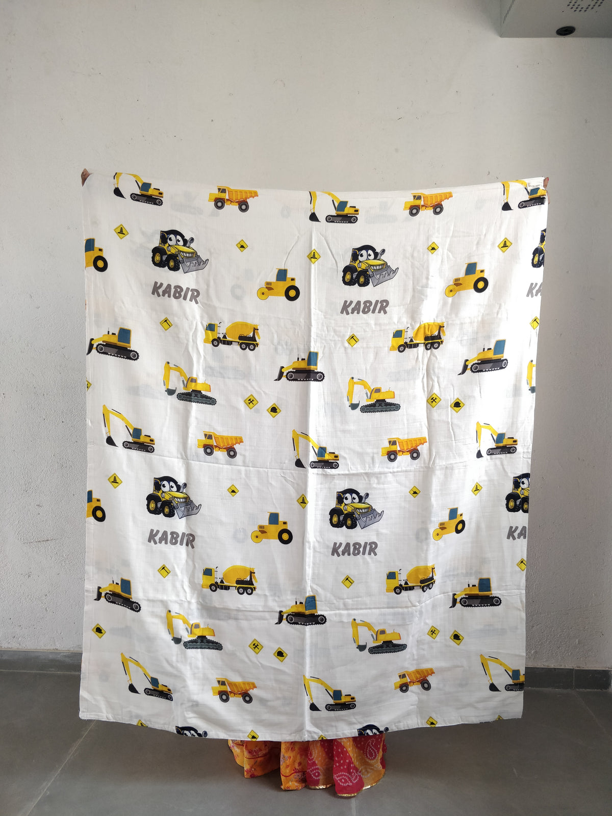 Kabir Name Small Size JCB Blanket