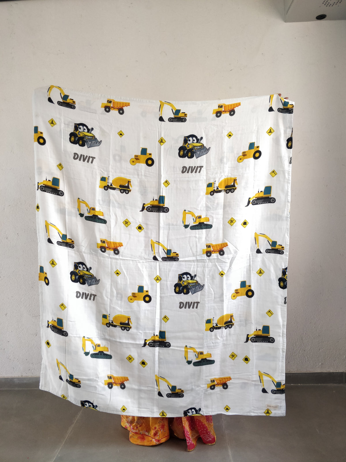 Kabir Name Small Size JCB Blanket