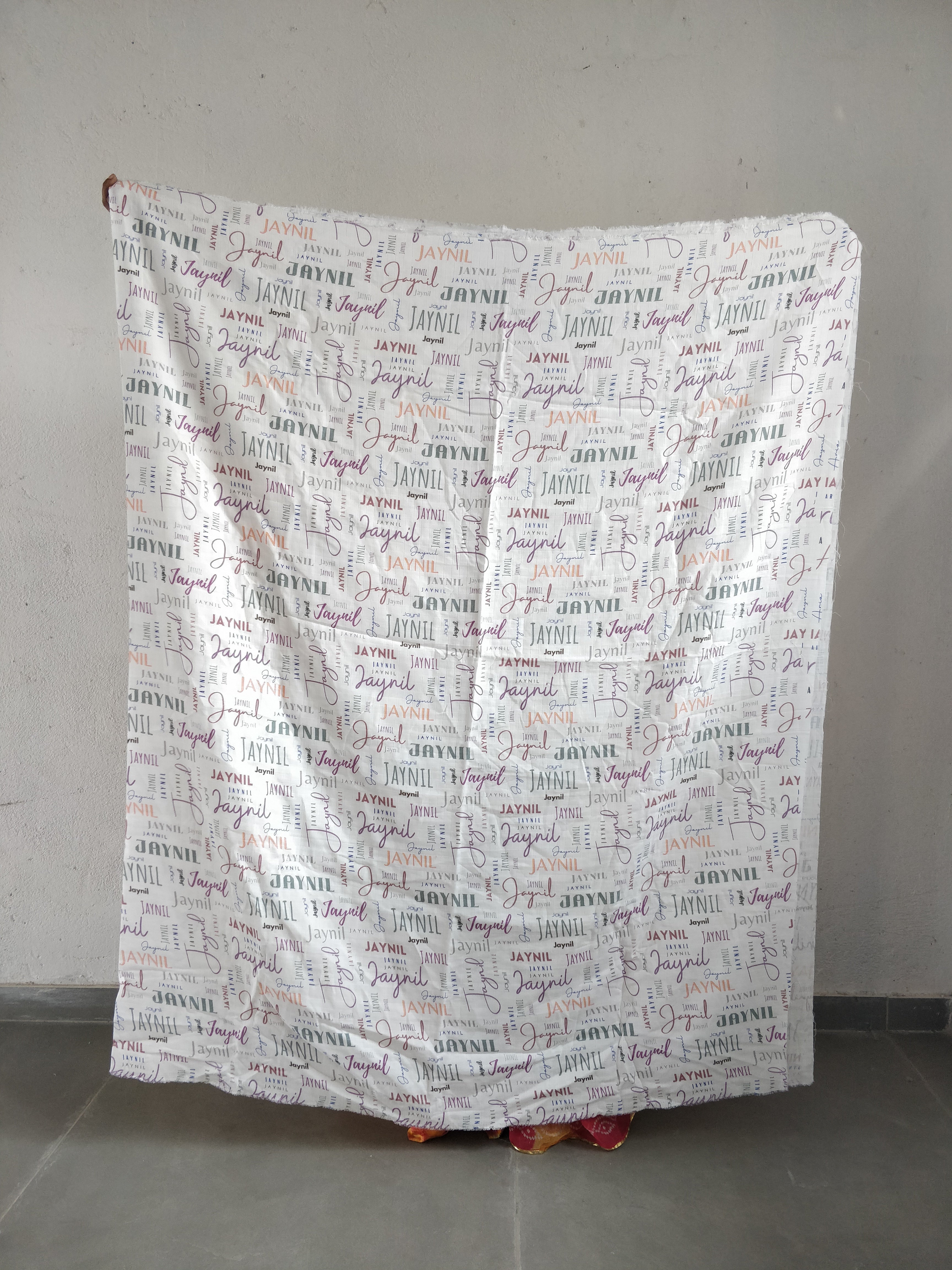 Jaynil Name Classic Soft Fonts Blanket