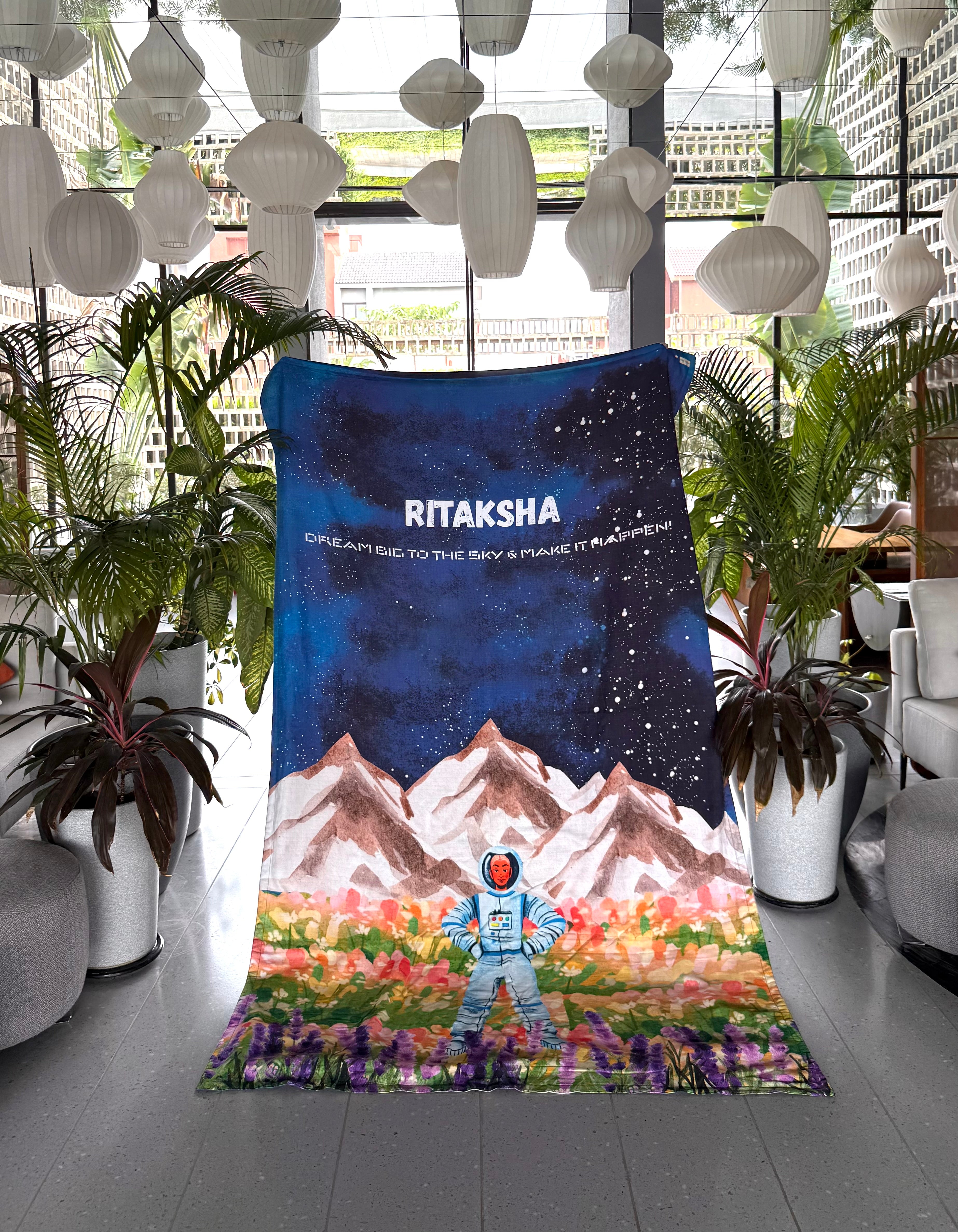 Astronaut Customised Blanket