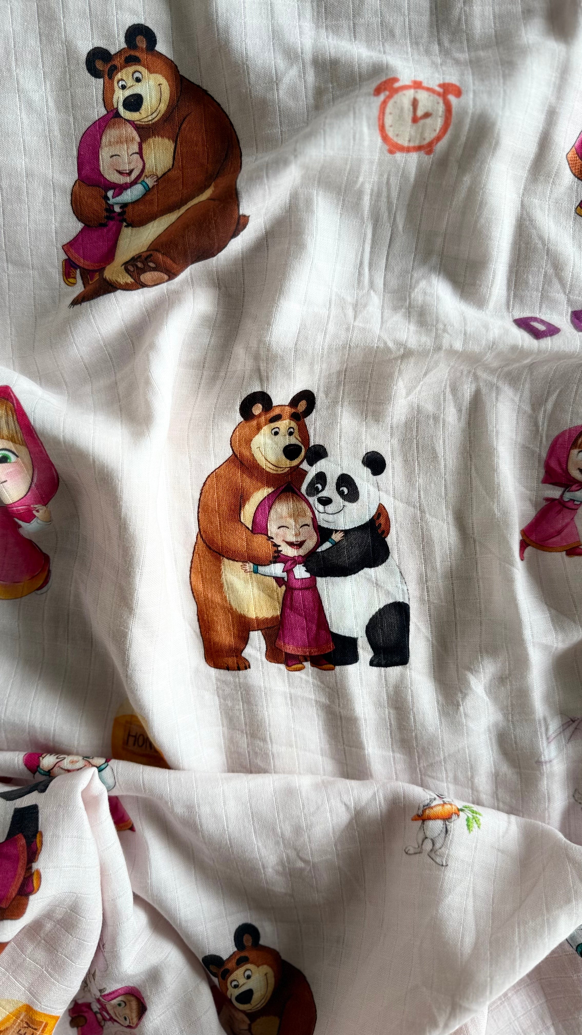 Masha & the Bear Customised Blanket