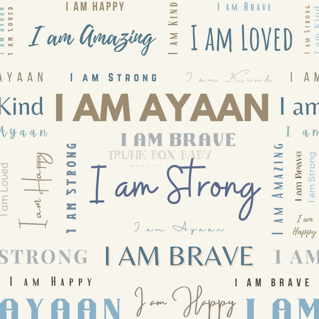 Little Affirmations Customised Swaddle