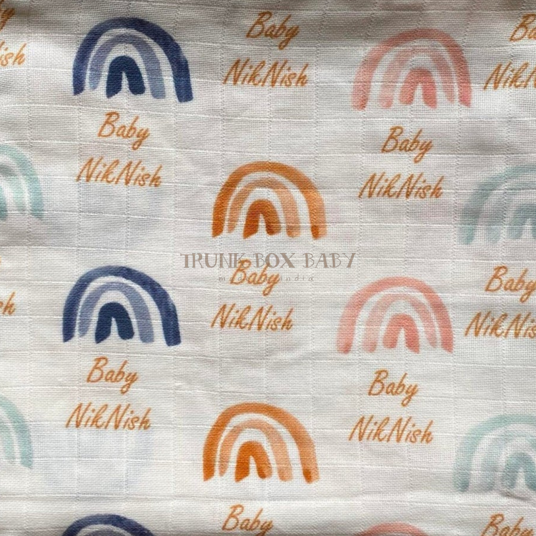 Paradise Rainbow Customised Swaddle