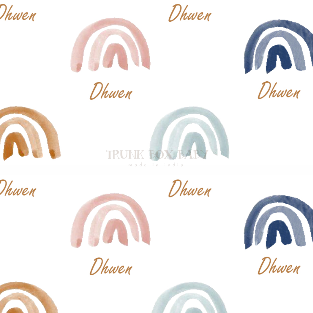 Paradise Rainbow Customised Swaddle