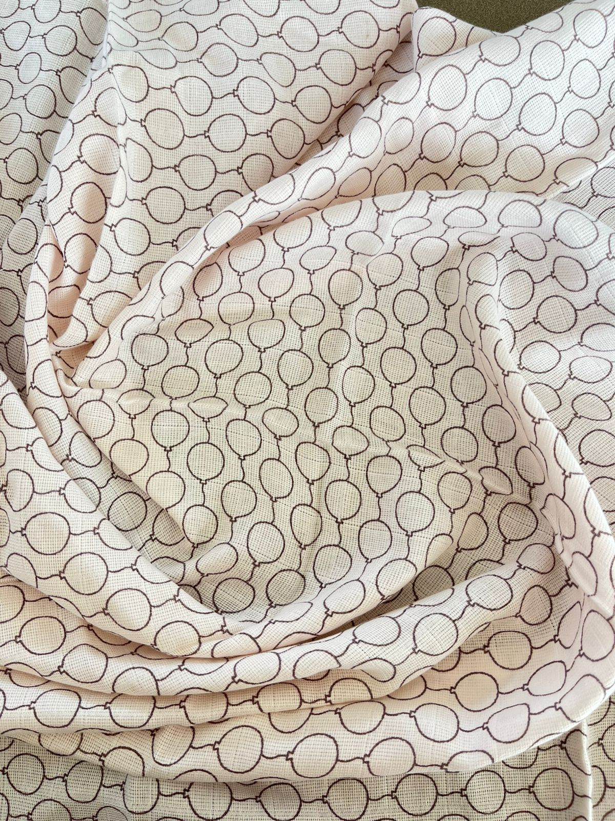 Soft Pink Balloon Up Burp Clothes