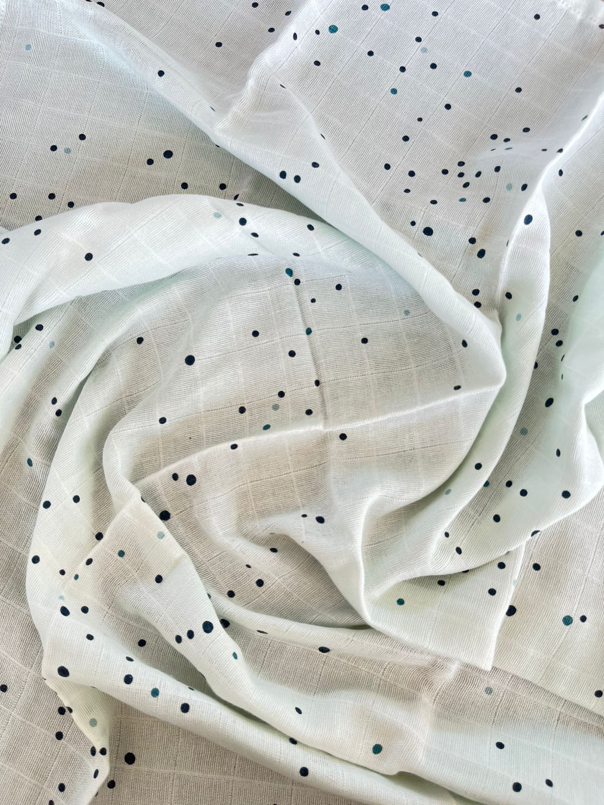 Sea Salt Dot Burp Cloth