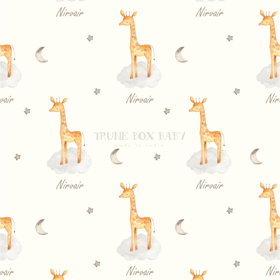 Tiny Giraffe Customised Swaddle