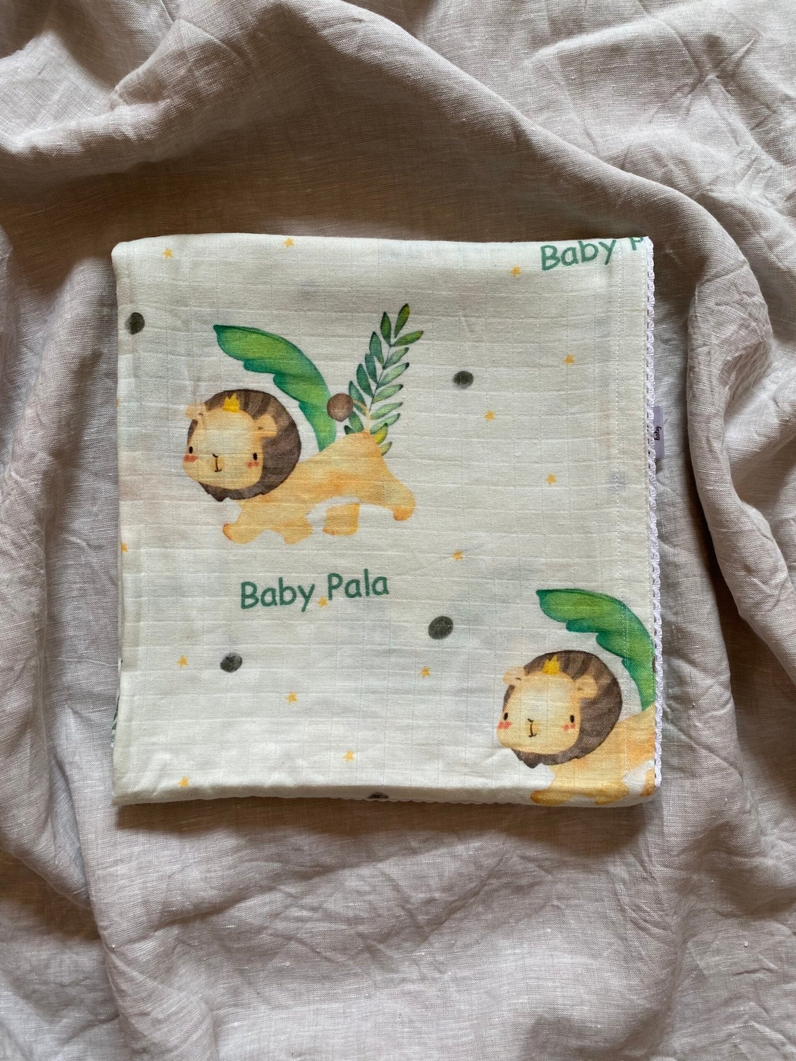 Tiny Lion Customised Swaddle