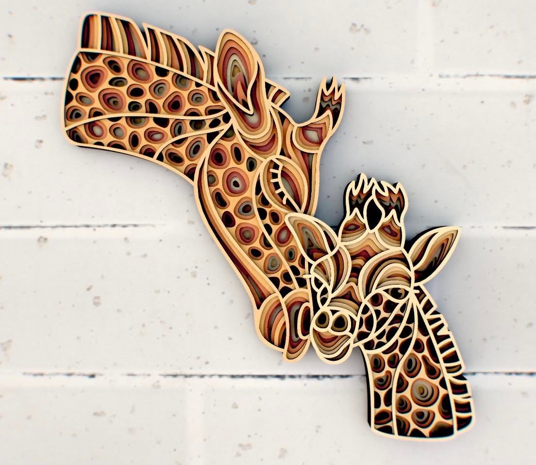 Giraffe Wallart