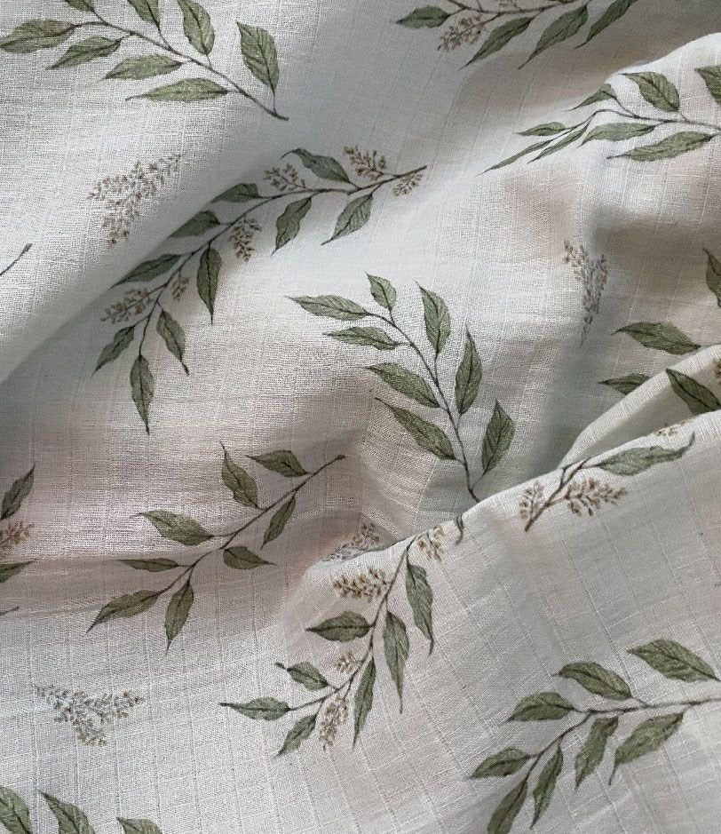 Green leaves swaddle