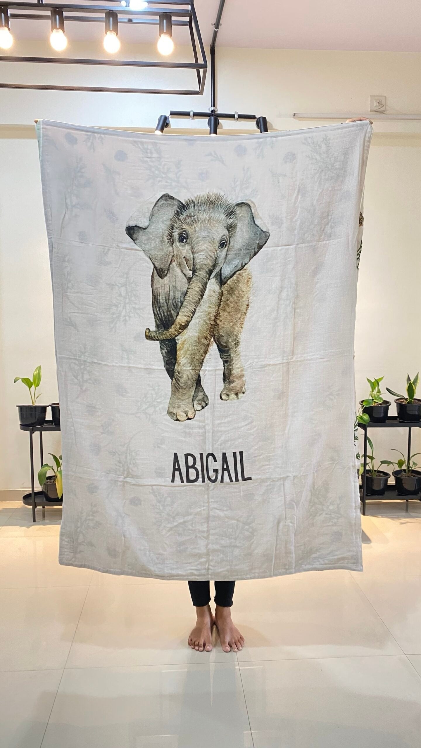 Little Elephant Customised Blanket