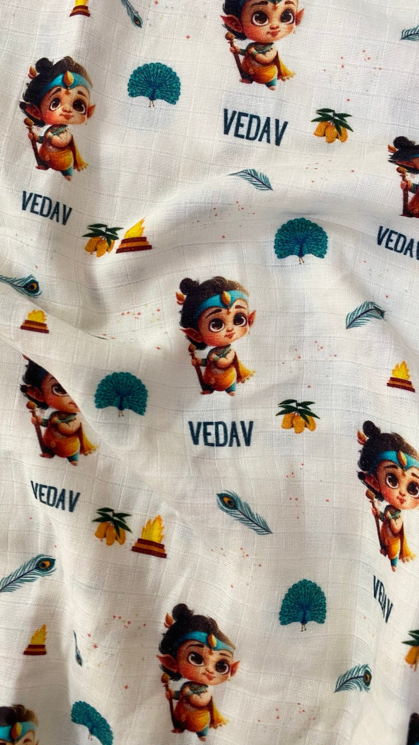 Little Murugan Customised Swaddle