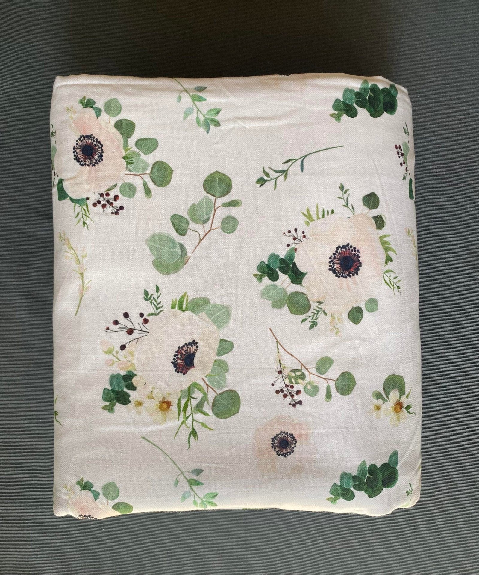 White floral Blanket