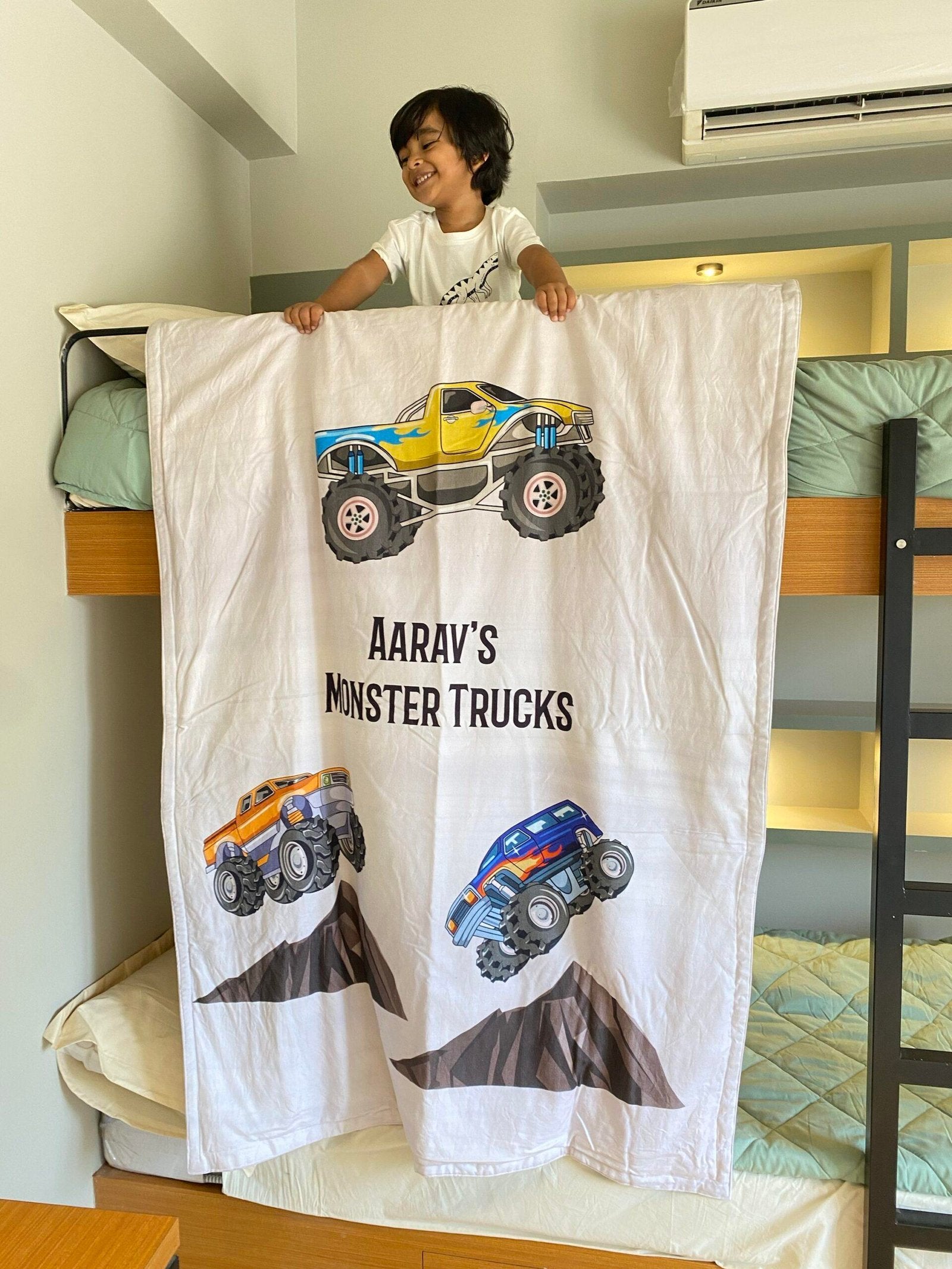 Beat Monster Truck Customised Blanket