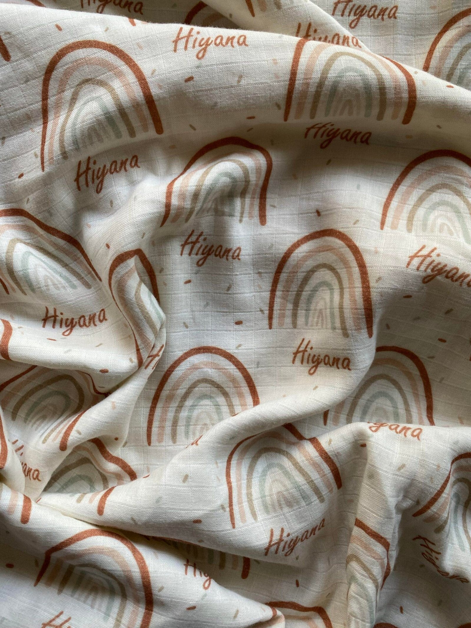 Earthy Rainbows Customised Blanket