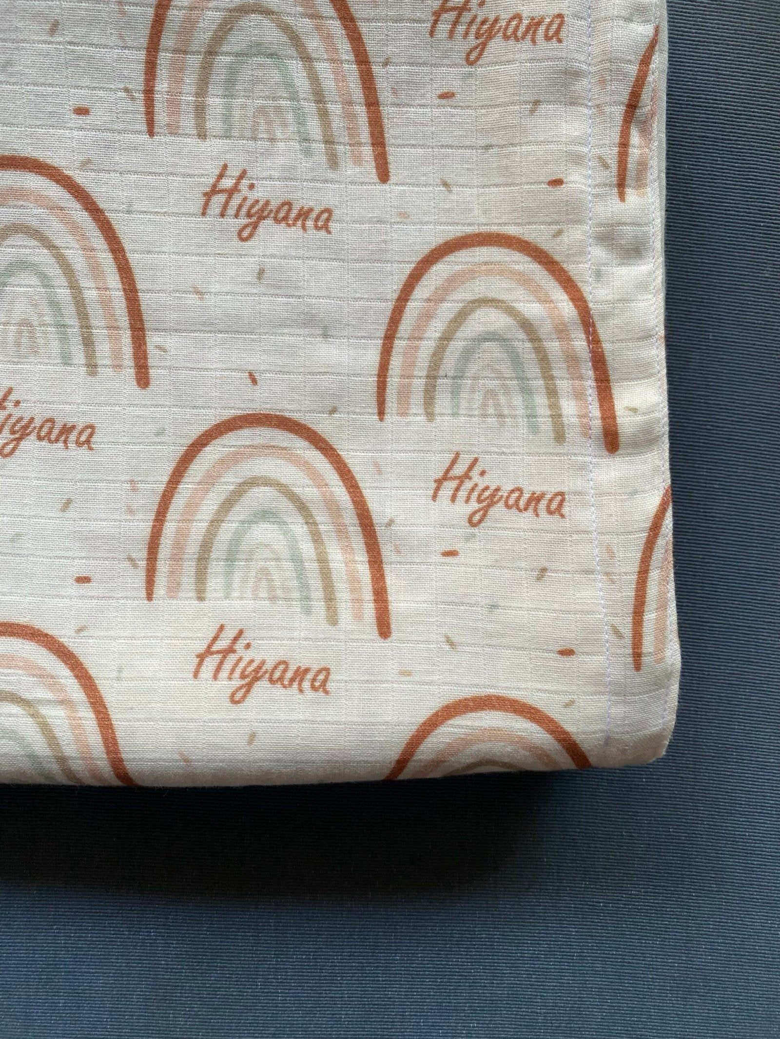 Earthy Rainbows Customised Blanket