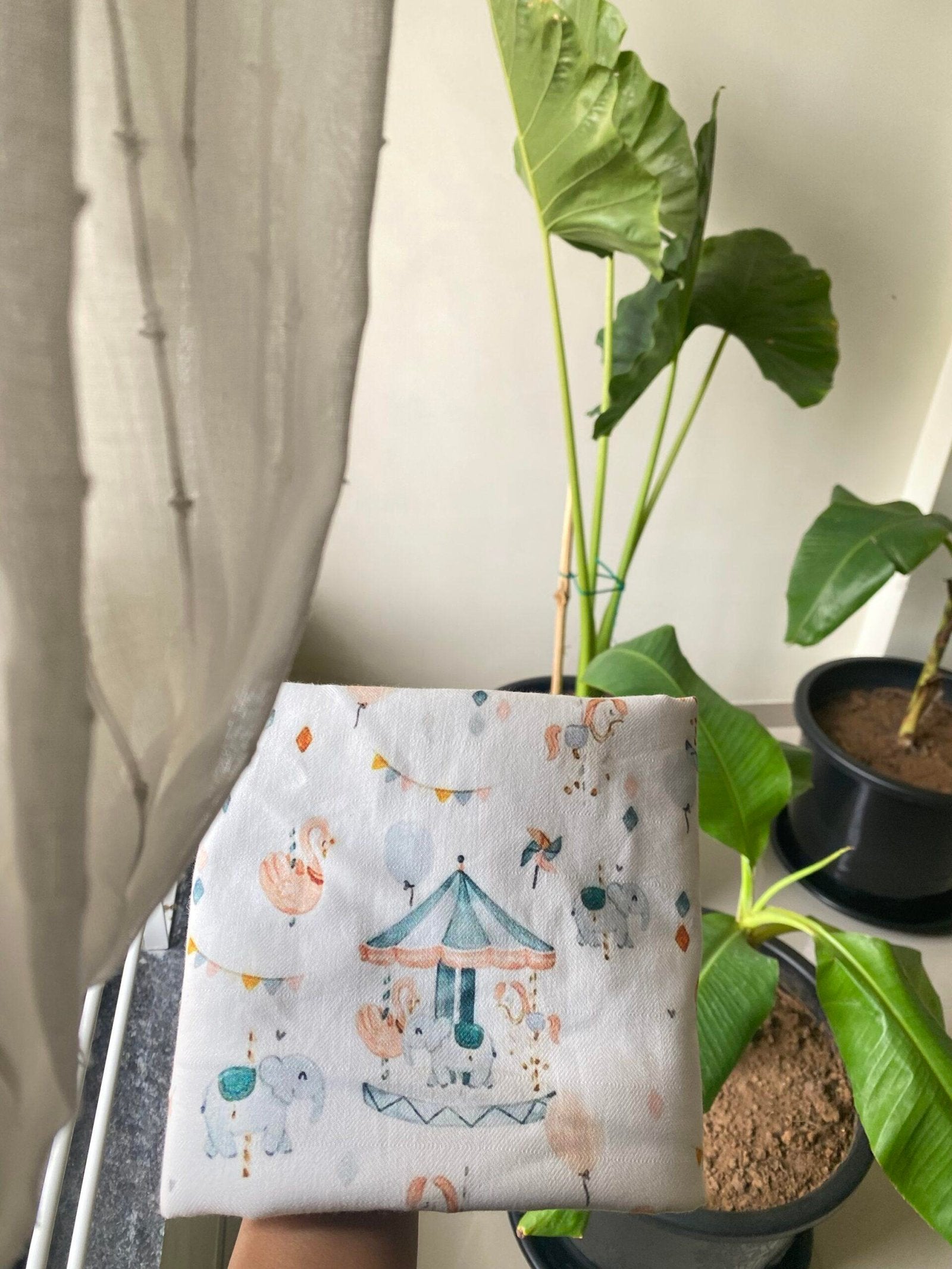 Animal Carousel Fun Swaddle