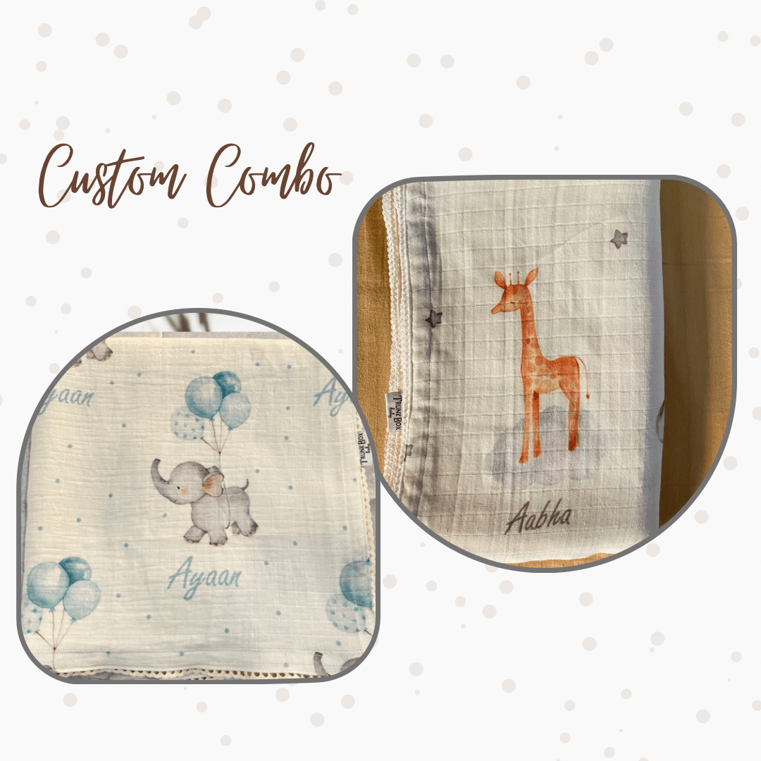 Customised Swaddle Combo