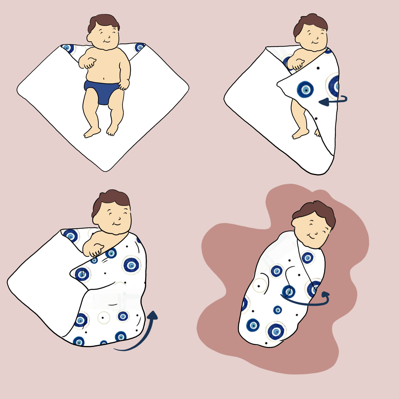 Rabbit Customised Swaddle